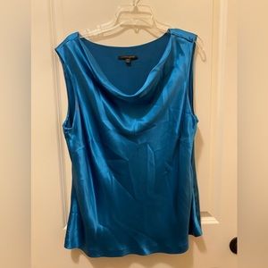 Blue/teal silk